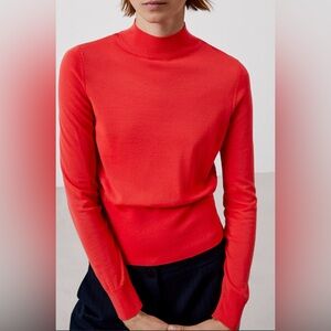 Red Cashmere Turtleneck Sweater NWOT